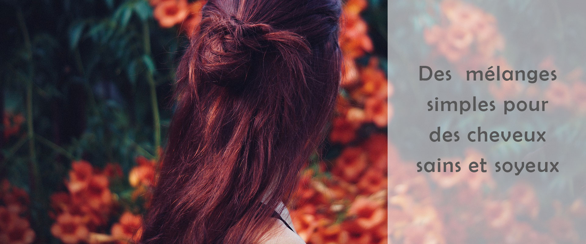 Femme de dos avec de beaux cheveux